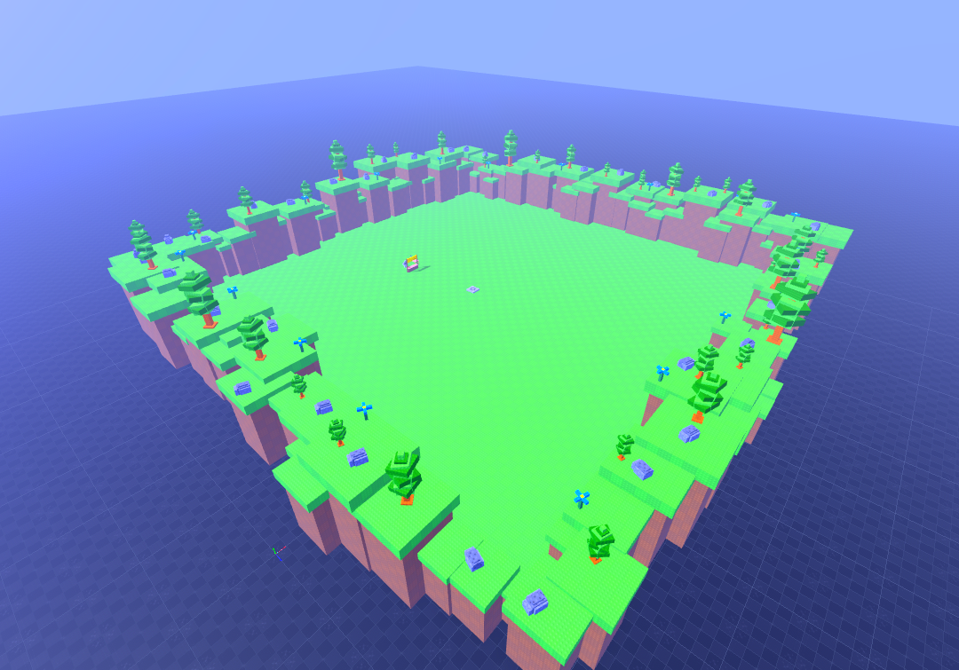 Sky Arena — Environment built in Roblox by Thoirz
