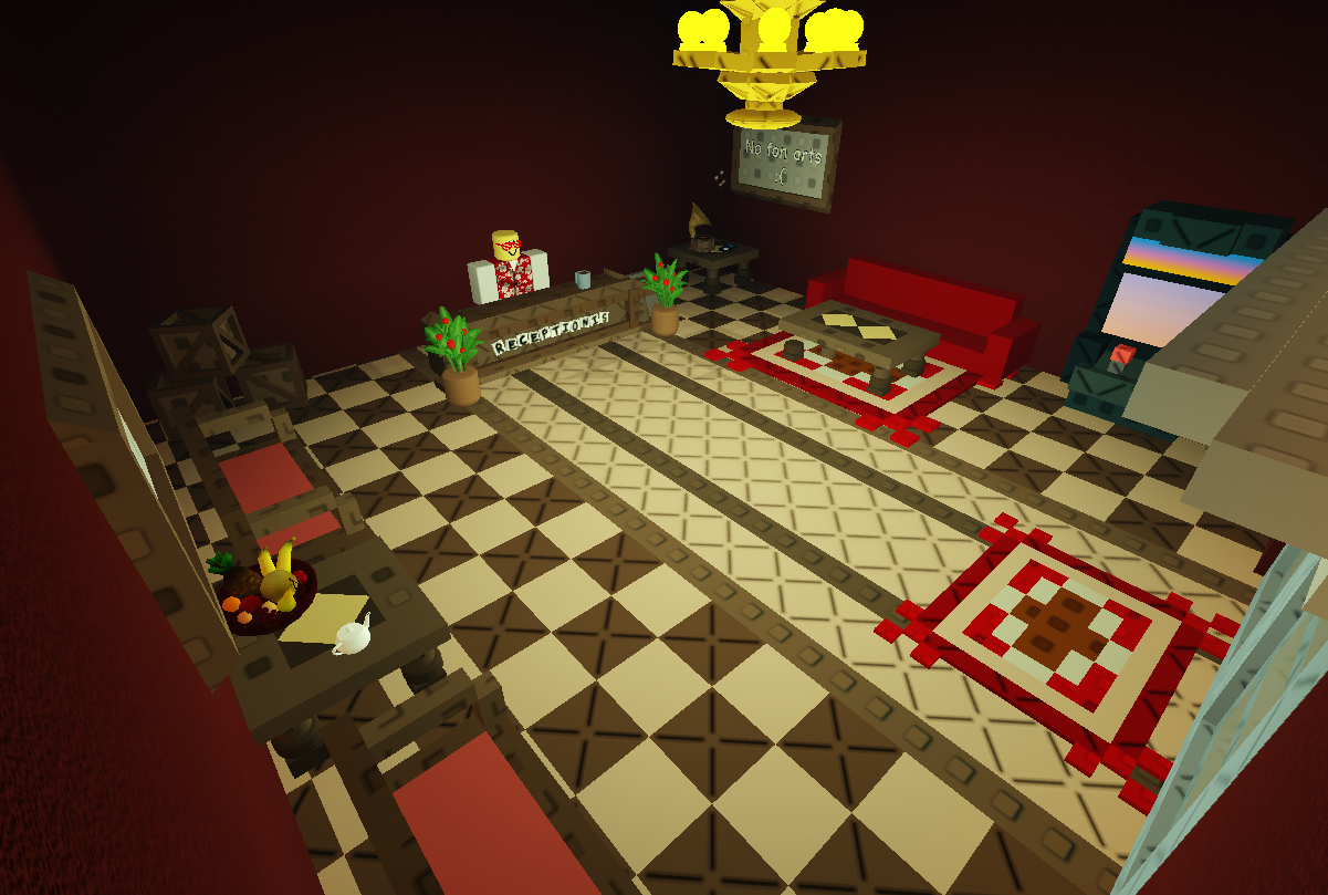 Reception Hall — Interior built in Roblox by Thoirz