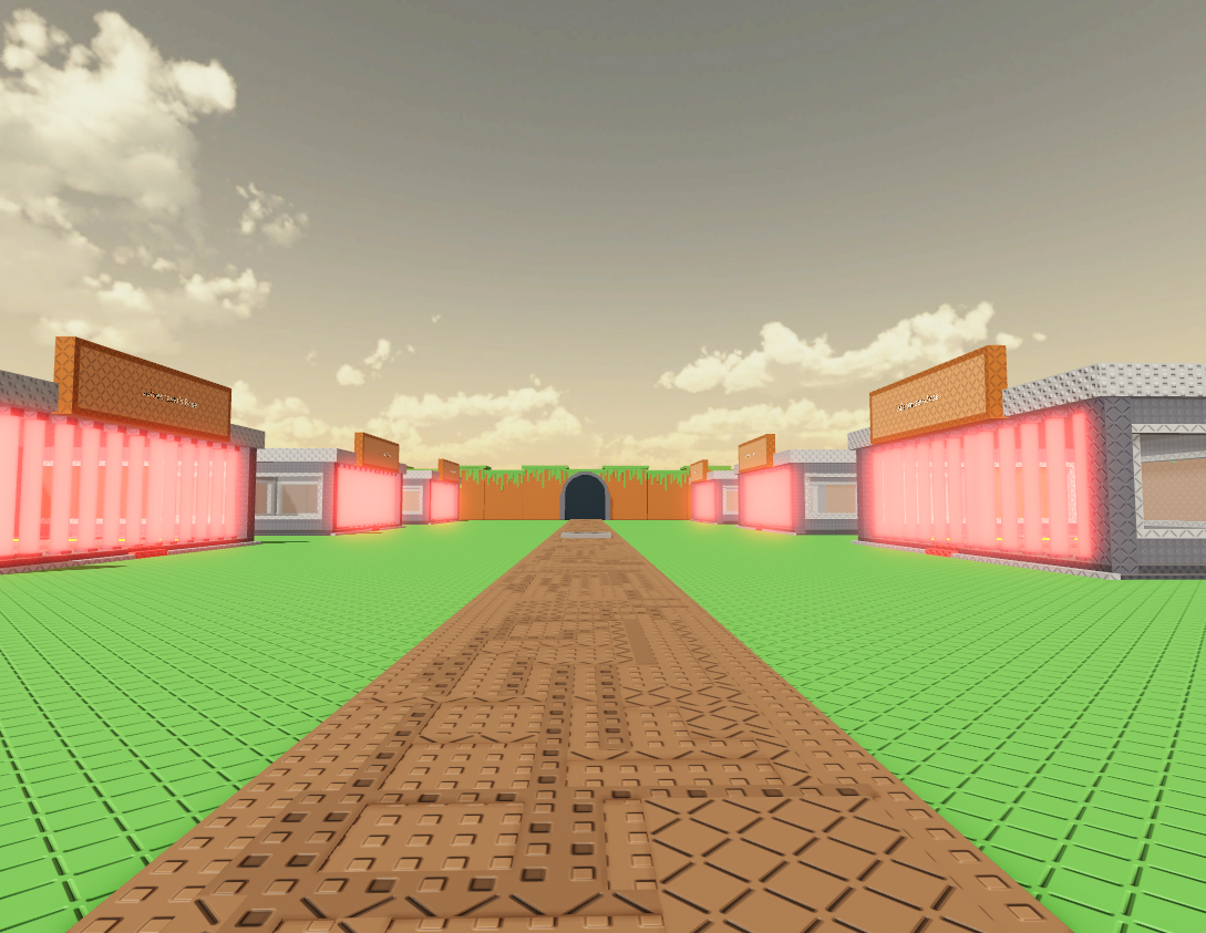Shop District — Environment built in Roblox by Thoirz